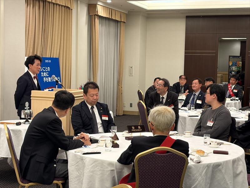 2026年 3月07日 第1379回例会「米山奨学生お別れ例会」